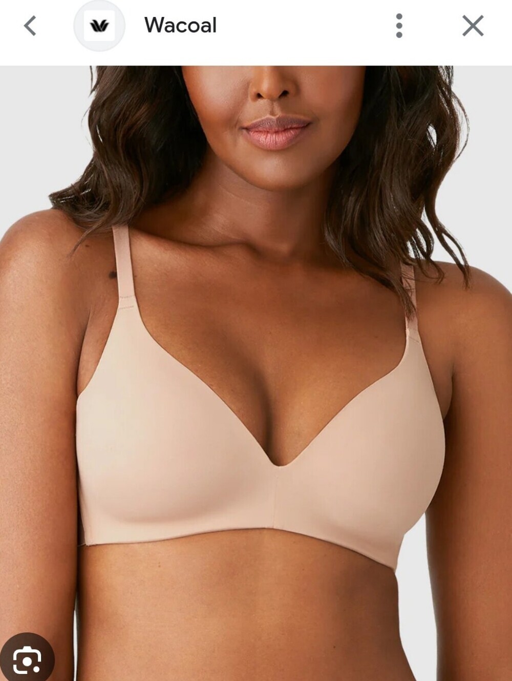 Wacoal Beige Light Nude T-Shirt Bra 852189 Size 34D